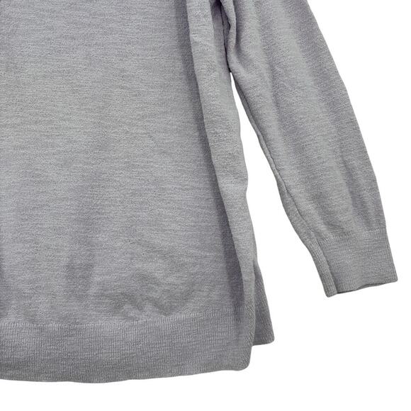 Loft Sweater Womens Size 20/22 Lavender Cotton Blend Slub Knit Pullover Stretch - Picture 4 of 9